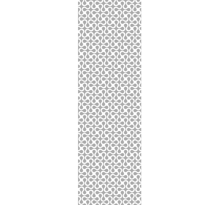 Moderní bílý twister moderní tapeta - TenStickers