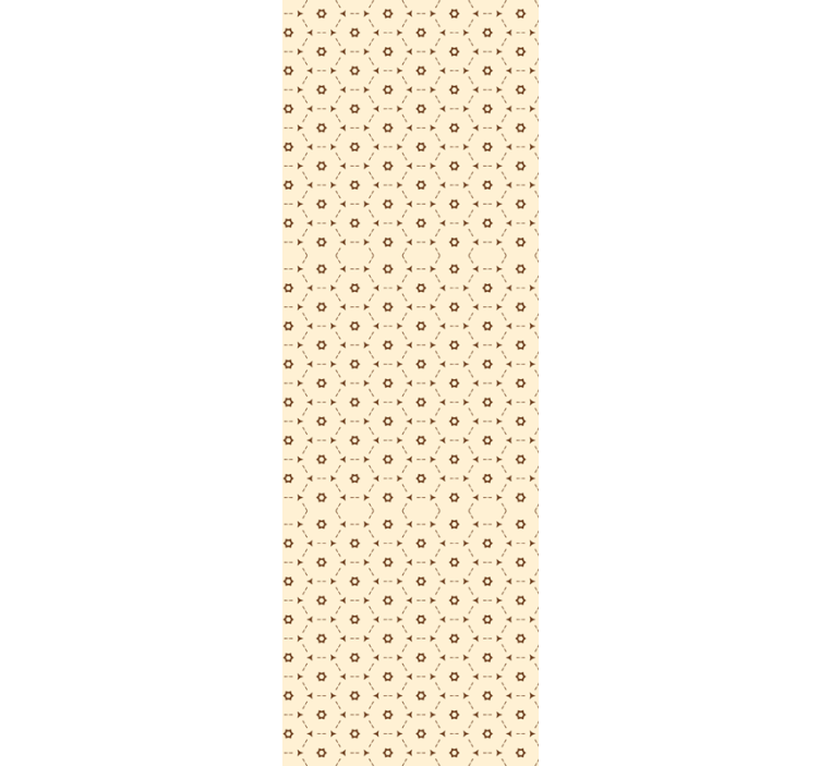 Abstraktní šestihranný vzor tapeta domácí kanceláře - TenStickers