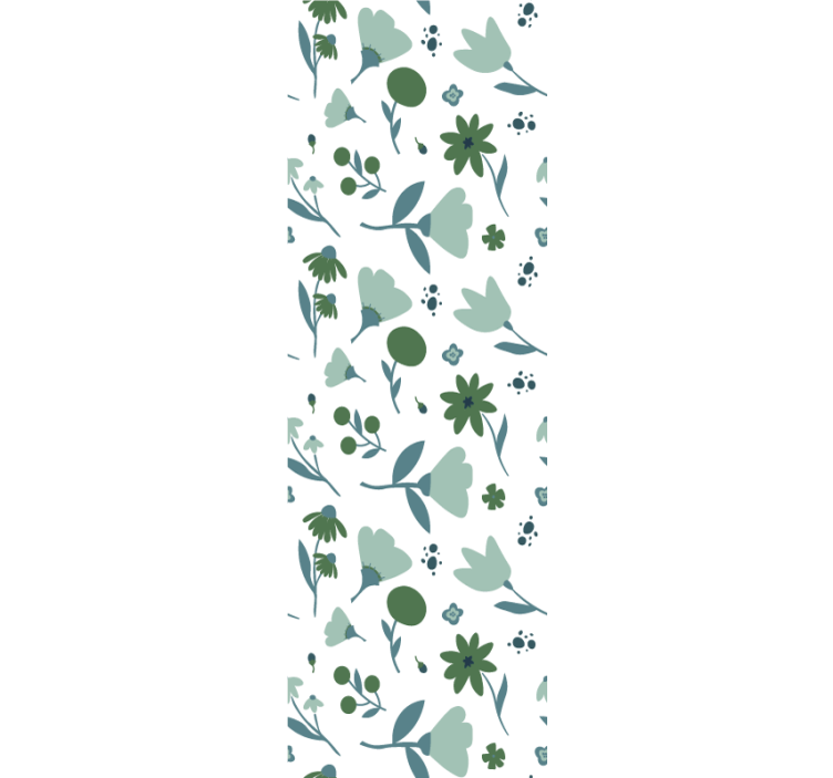 Botanický květ květinová tapeta - TenStickers