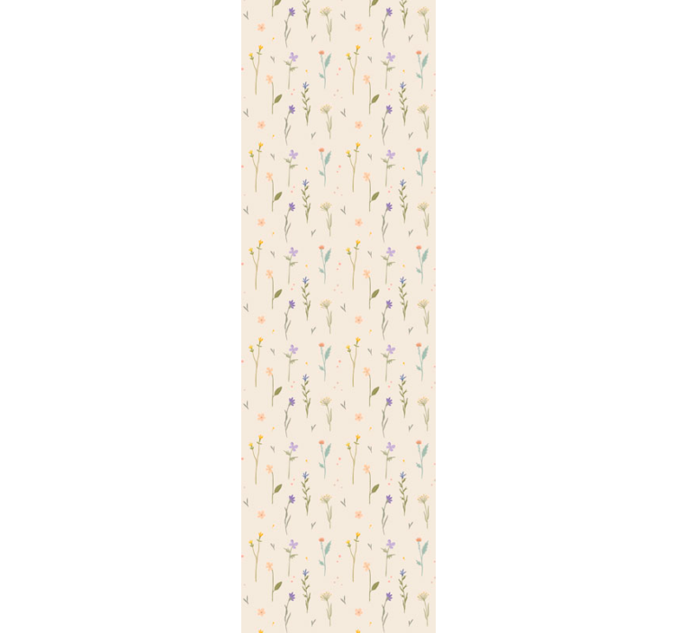 Svěží minimalistický styl květinové tapeta - TenStickers