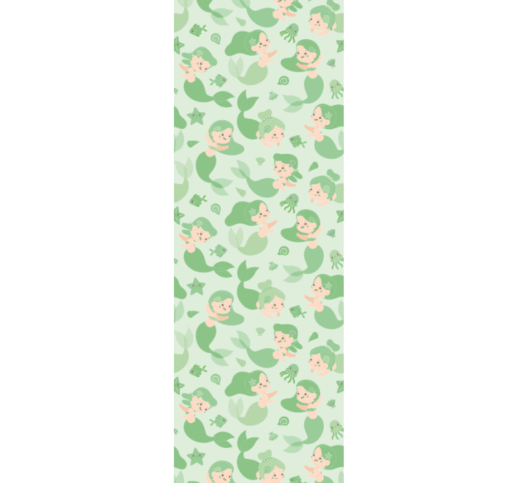 Hravé mořské panny Tapeta do dětského pokoje - TenStickers