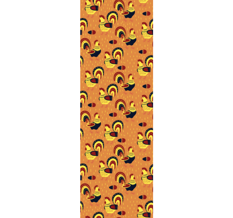 Kohoutí vzor Zvířecí tapeta - TenStickers