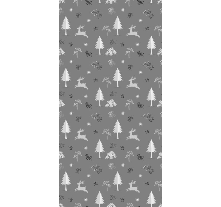 šedé jeleni zvířecí tapeta - TenStickers