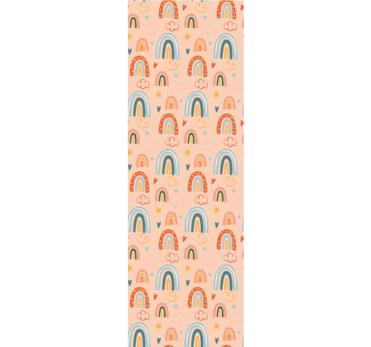 Duhová snová krajina Tapeta pro ložnici teenagera - TenStickers