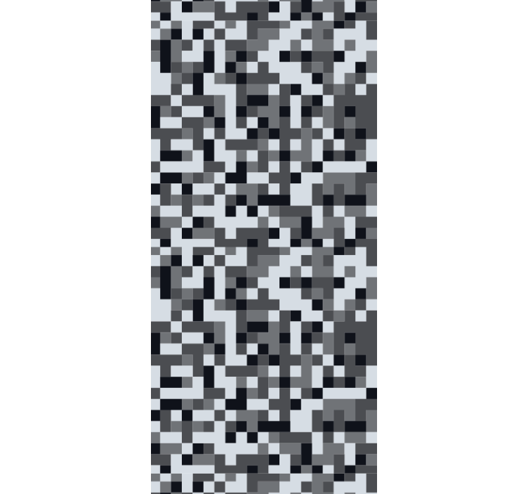 Geometrická pixelace Abstraktní tapeta - TenStickers