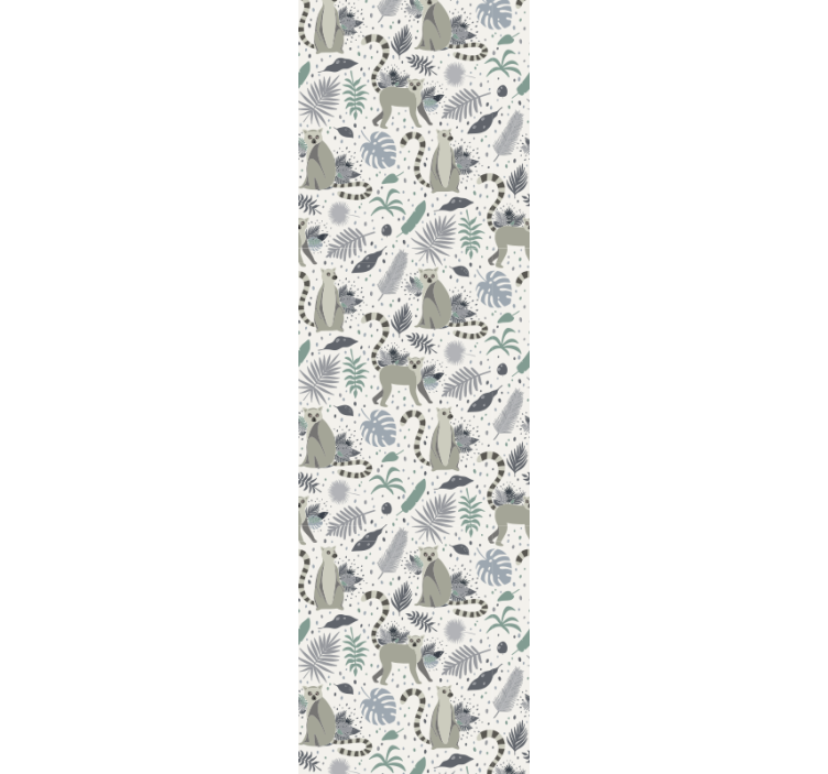 Safari zvířecí vzory Zvířecí tapeta - TenStickers