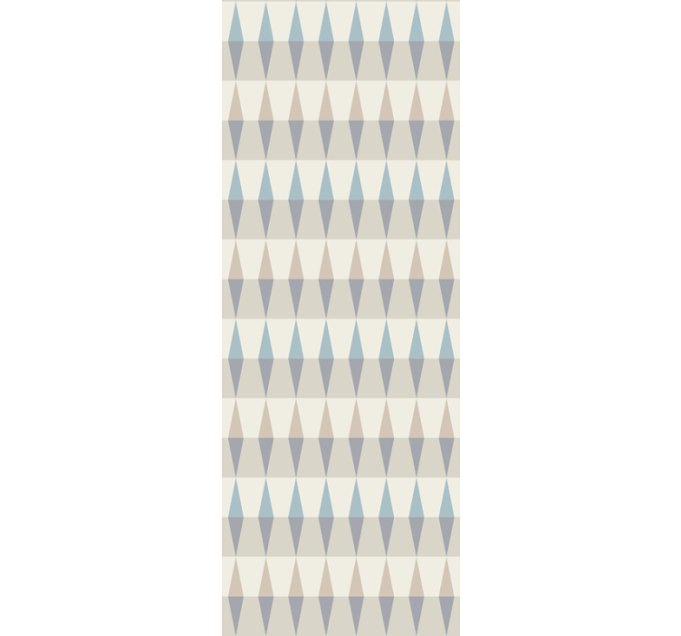 Stylizovaný diamantový vzor Geometrická tapeta - TenStickers