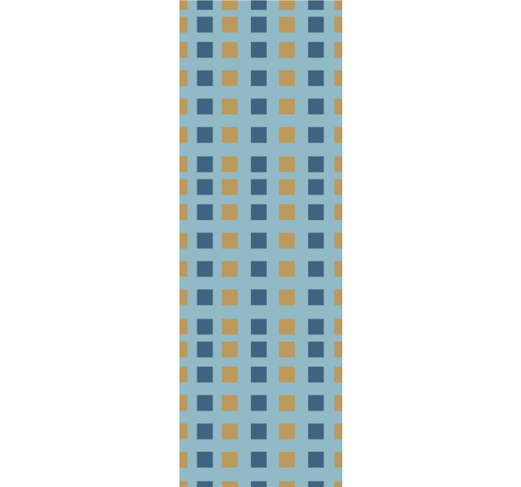 Geometrická čtvercová síť čtvercová tapeta - TenStickers