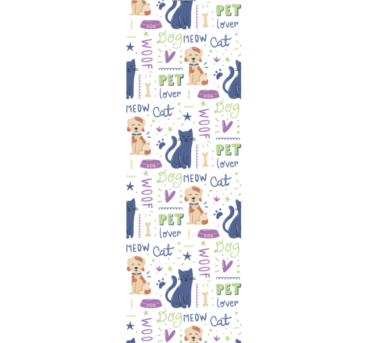 Pet milenec vzor Zvířata tapety - TenStickers