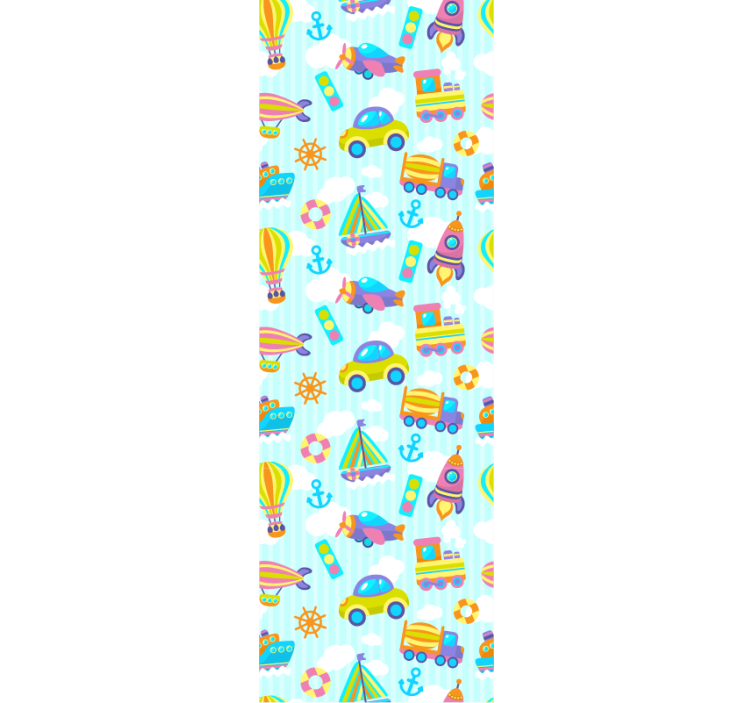 Roztomilý design automobilů moderní tapeta - TenStickers