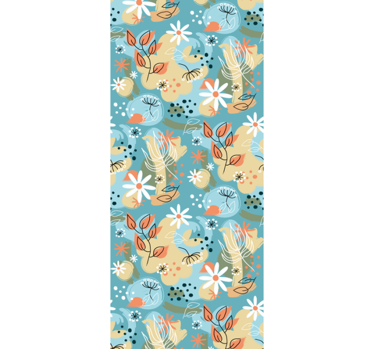 Květinový vánek květinová tapeta - TenStickers