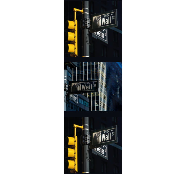 Městská křižovatka město a země tapeta - TenStickers