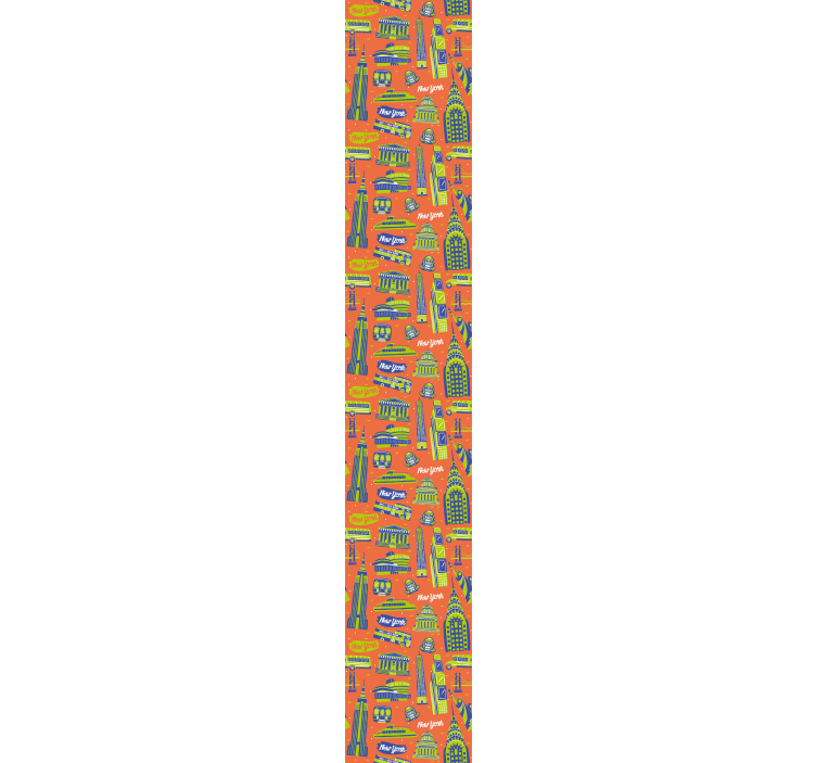 Městské pamětihodnosti New york tapeta - TenStickers