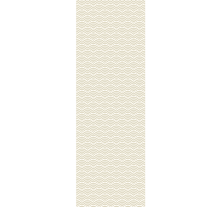 Geometrický vzor vlny Ozdobná tapeta - TenStickers