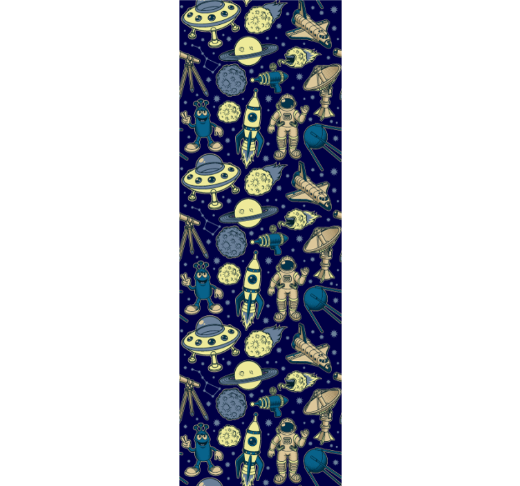 Téma průzkumu vesmíru Umělecká tapeta - TenStickers