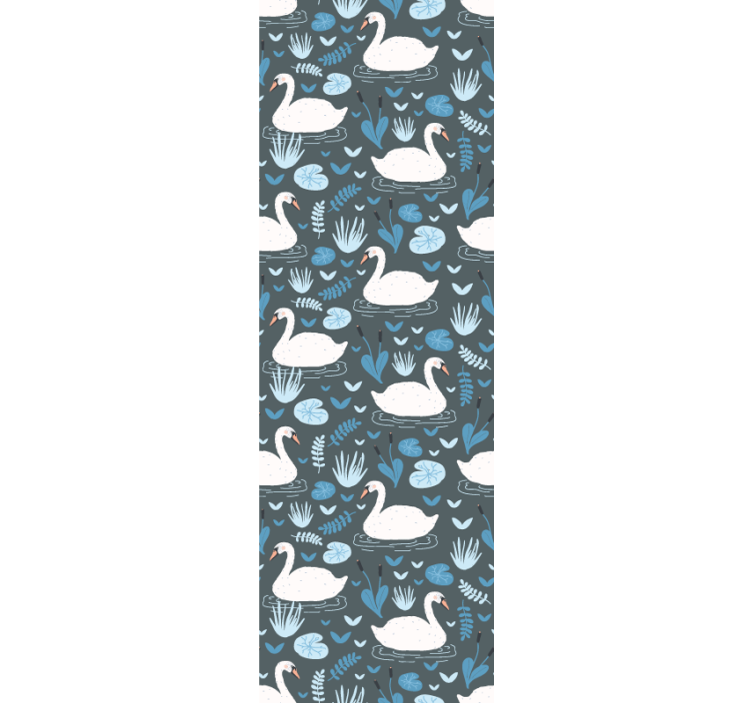 Motiv labutího jezera Ptáci tapeta - TenStickers
