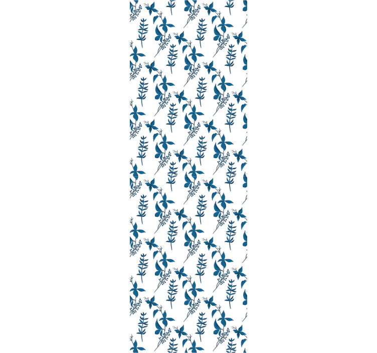 Jemné botanické složení květinová tapeta - TenStickers