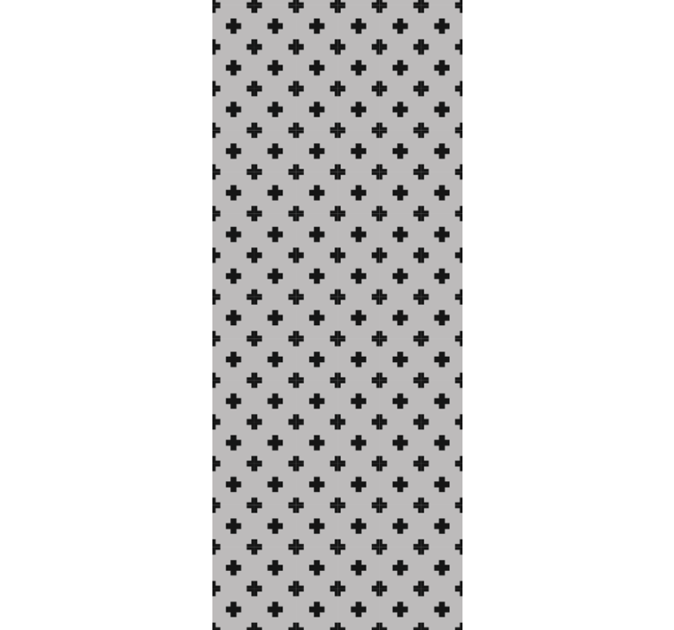 Křížový vzor Geometrické tapety - TenStickers