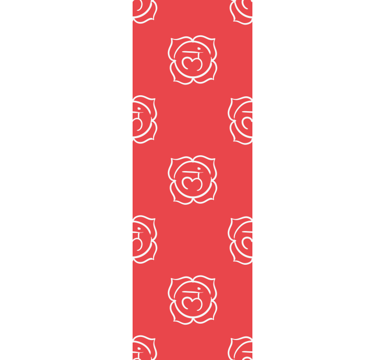 Krásná kořenová čakra symbol abstraktní tapeta - TenStickers