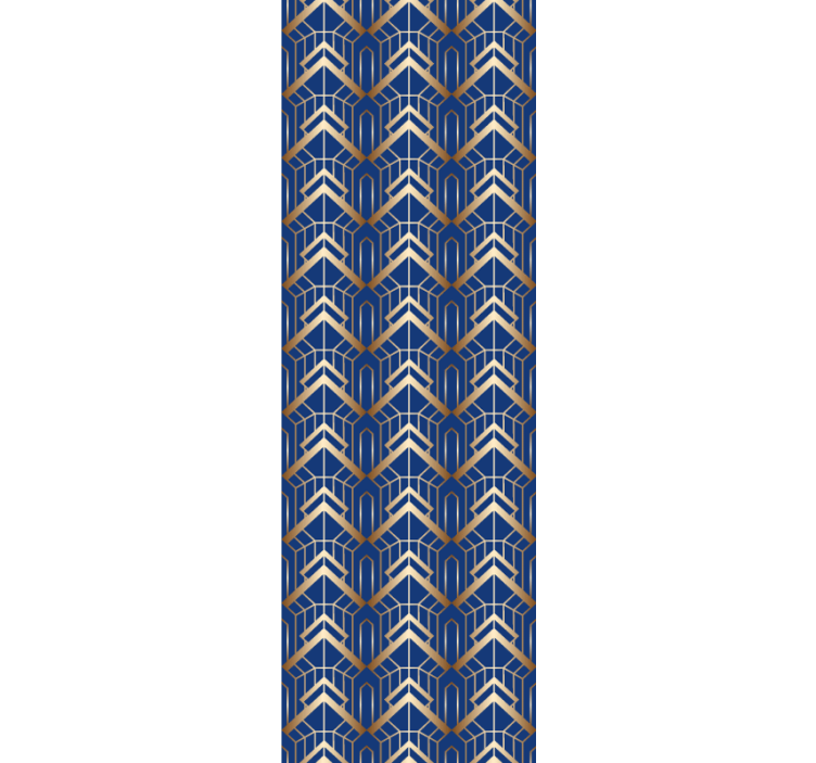 Geometrický hrot šipky Geometrická tapeta - TenStickers