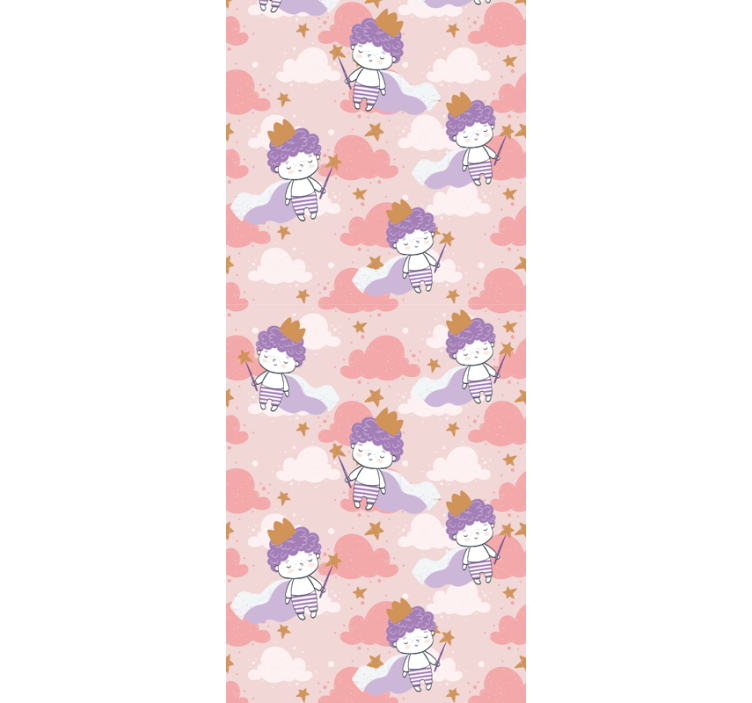 Cherubická fantazie školka tapeta - TenStickers