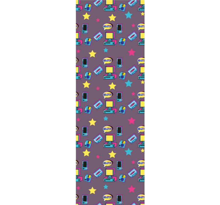 Retro herní estetika Tapeta na míru - TenStickers