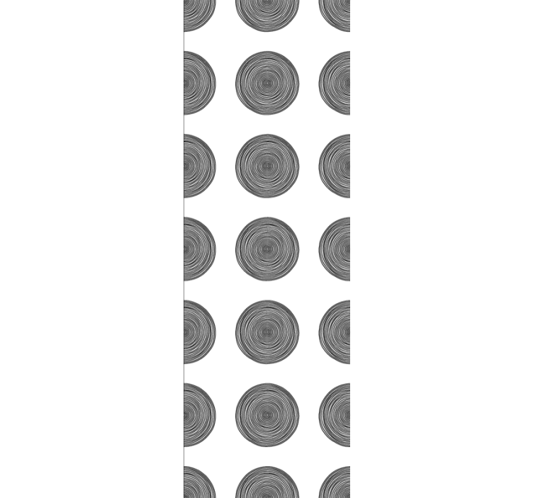 Textury a vzory tapet kulaté dřevěné vzory - TenStickers