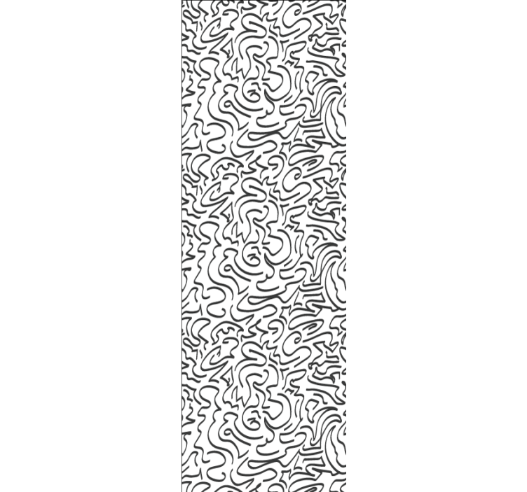 Větru inspirované čmáranice moderní tapeta - TenStickers