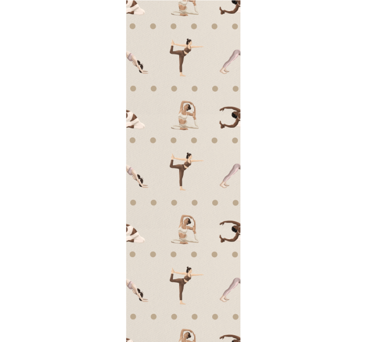 Různé tapeta na jógu - TenStickers