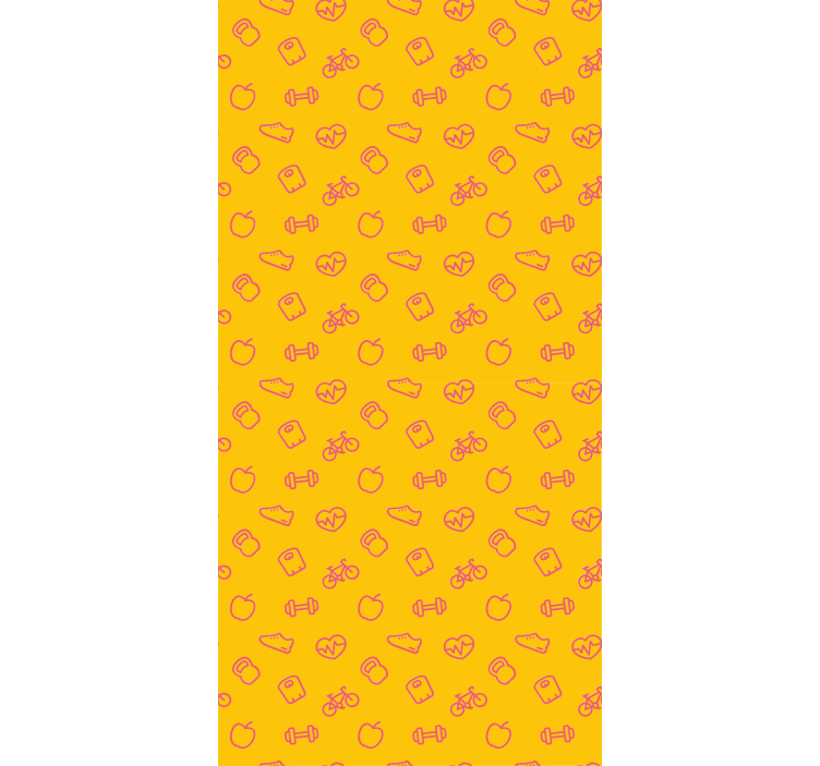 Doodle ikony vzor Kuchyňská tapeta - TenStickers