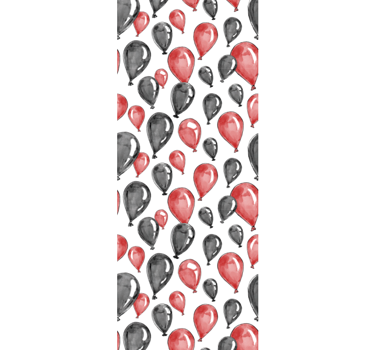 Barevné akvarel balónky děti tapeta - TenStickers