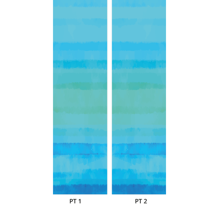 Vodorovné pruhy panorama Vodorovné pruhy tapeta - TenStickers