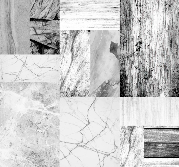 Mramorové puzzle texturou tapeta - TenStickers