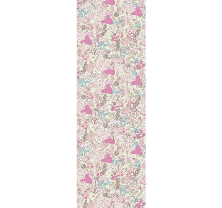 Klasická klasická zahrada Květinový ornament tapeta - TenStickers