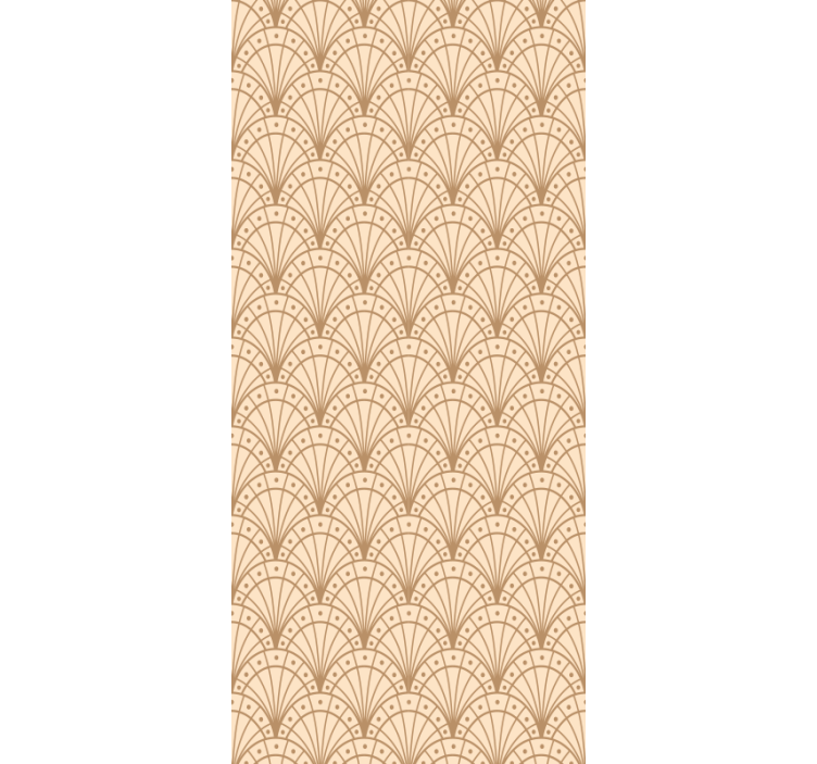 Elegantní motiv vějíře Kancelářská tapeta - TenStickers