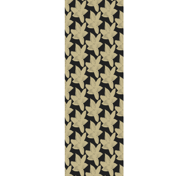 Elegantní květinové listy Tapeta do koupelny - TenStickers