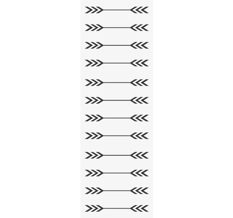 Minimalistické vzory šípů Tapeta na míru - TenStickers