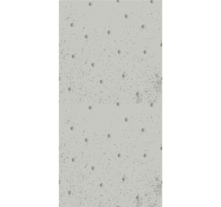 Skandinávská tapeta do ložnice se vzorem šedé tečky - TenStickers