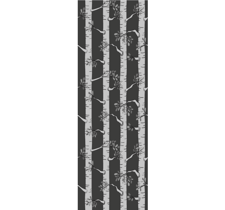 Elegantní březový les Strom tapeta - TenStickers