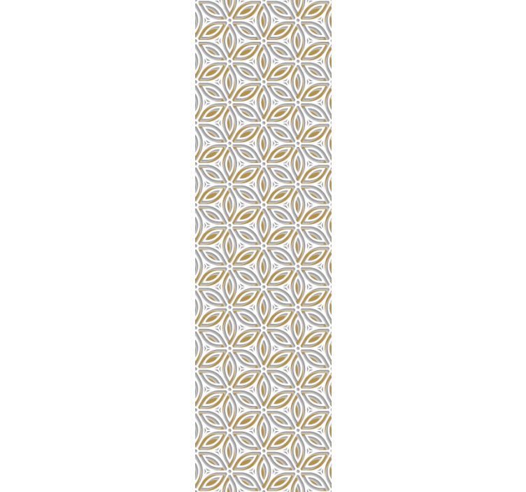 Jemné bílé květy 3d tapeta - TenStickers