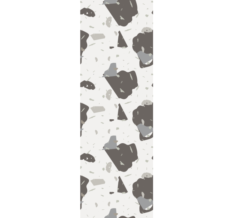 Abstraktní šedé tvary Textury a vzory tapet - TenStickers