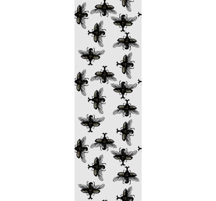 černý hmyzí vzor Zvířecí tapeta - TenStickers