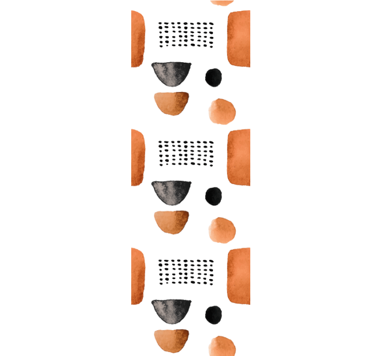 Moderní tvarové vzory Geometrická tapeta - TenStickers