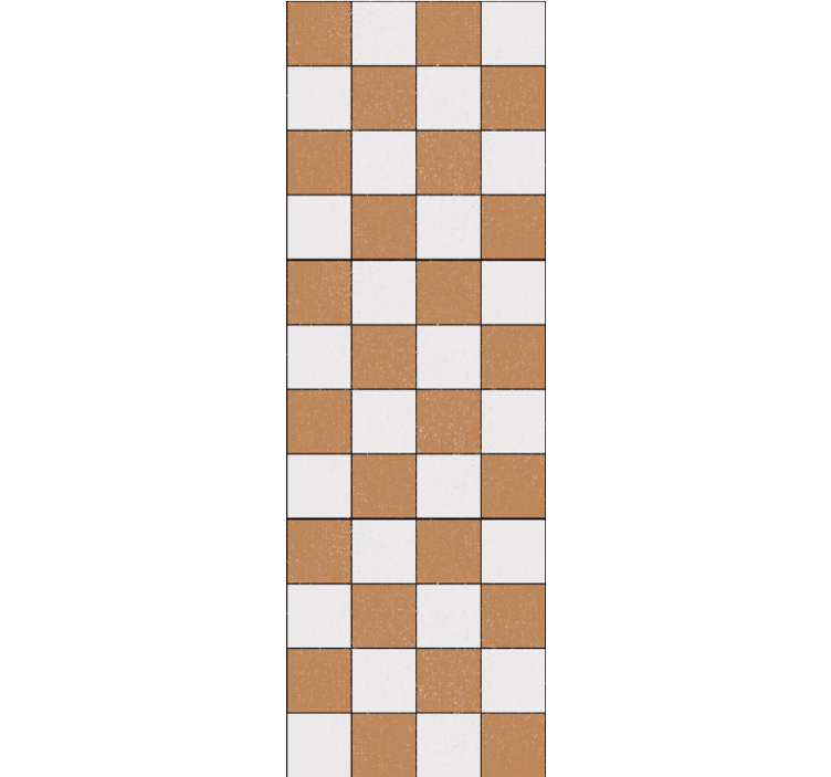 čtvercový vzor design Zkontrolovaná tapeta - TenStickers