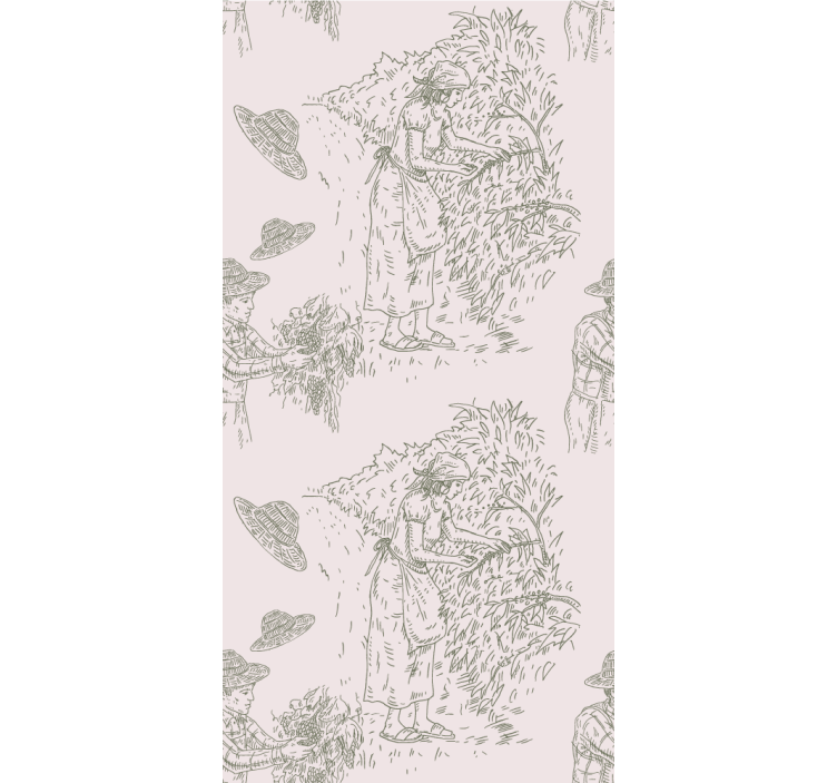 Země sklizeň scéna Barokní tapeta - TenStickers