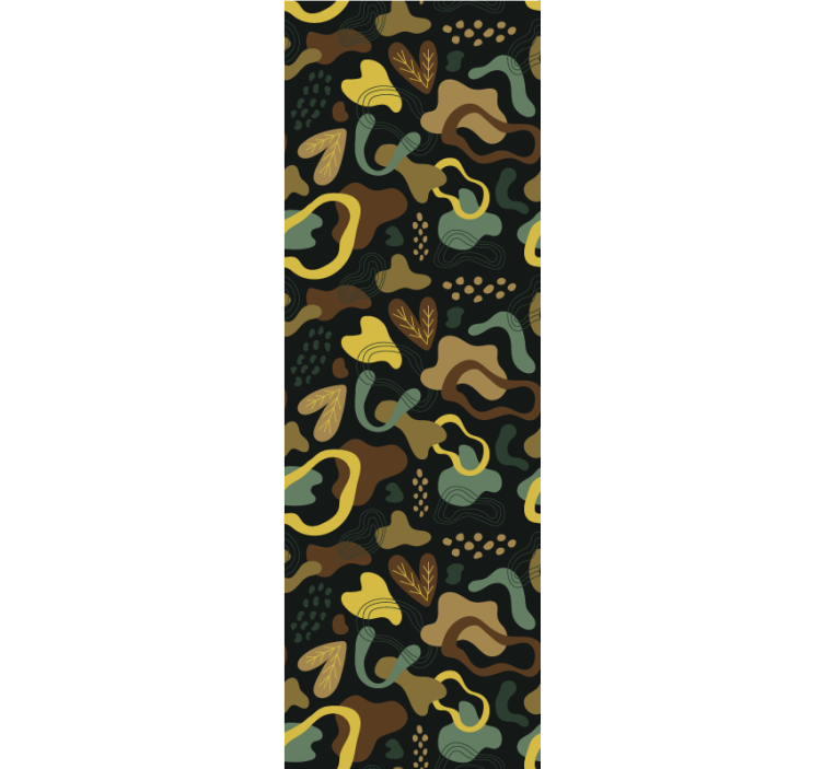 Organické tvarové vzory Abstraktní tapeta - TenStickers