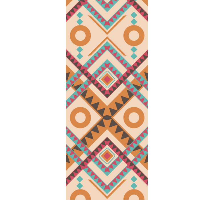 Vícebarevné diamanty vzor tapeta - TenStickers