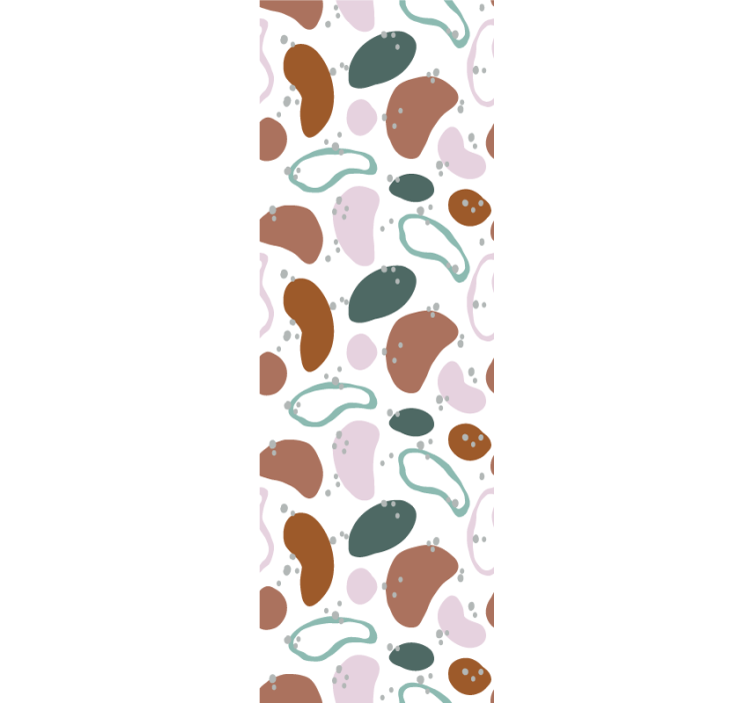 Nepravidelný abstraktní tvar tapeta - TenStickers