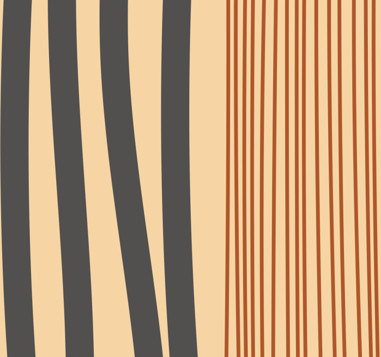 Boho pruhovaný design Tapeta do obývacího pokoje - TenStickers