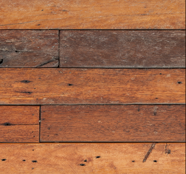 Dřevěný panelový akcent Tapeta do ložnice - TenStickers